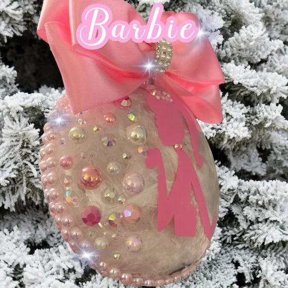Christmas Ornament, Custom Ornament, Barbie Inspired Gift, Personalized Gift - Picture 14 of 16